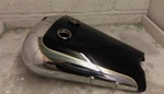 Brough Superior SS80 Chrome & Black Painted Steel Fuel Petrol Tank. Fixed Price $740.00.