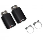 Scorpion Exhaust Tips Upgrade Kit Twin 114MM Carbon Fibre Ascari Black Tailpipes. Fixed Price $396.53.