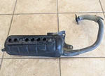1988 Honda Elite SB50 Exhaust Pipe Muffler 50CC Es. Fixed Price $99.99.