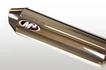 Polished Dual Bolt On Exhaust Mufflers M4 SU9132 For 98-00 Suzuki TL1000S. Fixed Price $716.95.