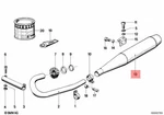 Genuine Bmw 247 100 Rs Rt Silencer Right 18121234453. Fixed Price $353.87.