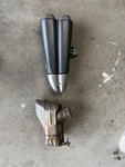 2019 19-20 Indian Exhaust Muffler Pipe Silencer Assembly. Fixed Price $200.00.