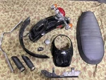 Triumph Bonneville T100 2006 Original Seat Oem Parts Fender Handle Bars Lights. Fixed Price $129.99.