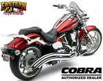 Cobra 2225 Chrome Speedster Swept Exhaust Pipes Yamaha Raider XV1900C 08-16. Fixed Price $913.46.