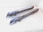 08-10 Victory Vision Rear Left/right Crossover Exhaust Mufflers & Chrome Shields. Fixed Price $249.95.
