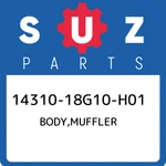 14310-18G10-H01 Suzuki Body,muffler 1431018G10H01, New Genuine Oem Part. Fixed Price $1019.06.