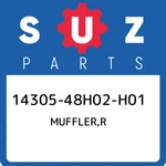 14305-48H02-H01 Suzuki Muffler,r 1430548H02H01, New Genuine Oem Part. Fixed Price $380.90.