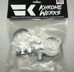 Khrome Werks 1.25" Wide Stainless Clamps (pair) F/ 1.75" Inlet Mufflers. Fixed Price $22.50.