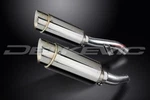 Delkevic 8" Stainless Round Slip On Mufflers Yamaha FJR1300 2006-2021 Exhaust. Fixed Price $495.99.