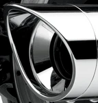 Cobra 4IN Billet Exhaust Scalloped For 4" Muffler Only PT-1009P. Fixed Price $101.80.