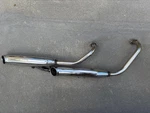 95-05 Kawasaki VN800 Vulcan. Used Oem Muffler Set, Front And Rear. Fixed Price $200.00.