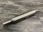 Triumph T100 Bonneville Left Muffler Exhaust Slip Pipe Short Brushed Oem #72C. Fixed Price $299.99.