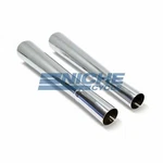 Universal 1-3/4" Chrome Straight Megaphone Motorcycle Mufflers Slip Ons Mac. Fixed Price $174.99.