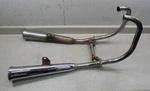 81-82 Kawasaki Csr KZ305B Stock Exhaust System Mufflers Pipes 18001-1296 / 1297. Fixed Price $92.99.