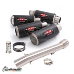 For Yamaha FZ1N Fazer 1000 2001-2005 Exhaust Mid Pipe Slip 51MM Muffler. Fixed Price $128.16.