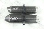 05 Suzuki Carbon Fiber M4 Aftermarket Muffler Pipe Exhaust. Fixed Price $303.24.