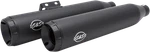 & Cycle Grand National Slip-on Mufflers Black 550-0737. Fixed Price $438.99.