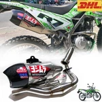 Full System Exhaust Set Muffler Carbon End Pipe Fit For Kawasaki KLX230L KLX230R. Fixed Price $328.03.