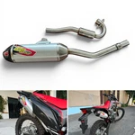 TI-6 Exhaust Full System Stainless Pipe Silver For Honda CRF150R 2016+. Fixed Price $249.78.