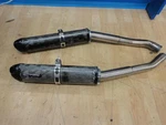 Two Brothers Racing Carbon Slip-on Exhaust For Kawasaki Ninja ZX-14R 2012-2020. Fixed Price $599.00.