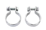 Chrome 1-5/8 Inch Muffler Body And End Clamp Set For Harley-davidson. Fixed Price $41.99.