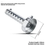 60MM Motorcycle Exhaust Can Muffler Insert Baffle Db Killer Silencer Universal. Fixed Price $11.99.