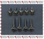 Ducati Monster Black Titanium Exhaust Heat Shield Bolt Kit 696 796 1100 1200. Fixed Price $64.00.
