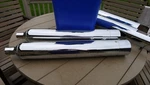 Oem Harley Davidson Chrome Touring Mufflers 64769-09, 64768-09, Covers,tips,. Fixed Price $199.99.
