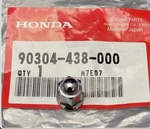 New Genuine Honda 90304-438-000 Nut, Cap (6MM). Fixed Price $8.00.