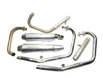 2022 Royal Enfield INT650 Exhaust Header Pipe Muffler & Heat Shield Lh Rh Oem. Fixed Price $332.49.