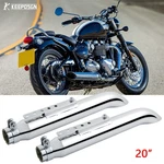 2X For Triumph Bonneville Speedmaster Slip-on Exhaust Muffler Pipe Slash-cut. Fixed Price $109.15.