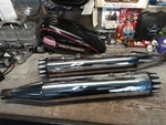 Harley Twincam Touring Rc Components Muffler Excalibur Eclipse Tips 4.5. Fixed Price $164.95.