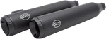 & Cycle Grand National Slip-on Mufflers Black 550-0725. Fixed Price $440.99.