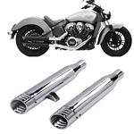 Chrome 3.0'' Mufflers For Indian Scout Exhaust Upgrading-enhance Tone & Look. Fixed Price $197.99.