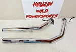2008 Harley Softail Deluxe Samson Exhaust System Header Pipes Chrome Oem. Fixed Price $190.00.