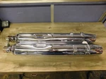2009 H-d Touring Stock Mufflers #65592-06A. Fixed Price $85.00.