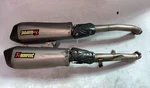 12-25 Kawasaki Ninja ZX14R Akrapovic Titanium Slip On Exhaust Mufflers. Fixed Price $899.99.