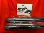 Genuine Harley 17-22 Cvo Touring M8 Exhaust Slip On Mufflers Chrome Tips. Fixed Price $186.98.