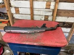 1977 Yamaha LB80 Champ Exhaust Pipe Muffler Header. Fixed Price $120.00.