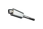 Yamaha FZR1000 Exup Delkevic 9" Stainless Steel Oval Muffler Exhaust 89-94. Fixed Price $229.99.