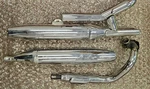 1978-1981 Oem Yamaha XS1000 V Star Chrome Dual Exhaust Pipes 5SCL-1 &2 + Muffler. Fixed Price $199.99.