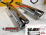 07-17 Fatboy Softail Freedom Performance 3" Twin Slash Slip-on Mufflers Chrome. Fixed Price $399.95.