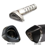 Front Angled Db Killer Silencer Motorcycle Insert Baffle Exhaust Muffler Pipe. Fixed Price $13.99.
