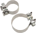 Khrome Werks Stainless Steel Muffler Clamps 203031. Fixed Price $49.95.