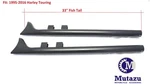 Mutazu 33" 7/8" Black Fishtail Exhaust Slip On Mufflers 95-16 Harley Touring. Fixed Price $159.00.