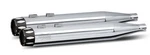 Components Rcx Rival 4" Slip Chrome Mufflers Eclipse Tips Harley Touring. Fixed Price $539.96.