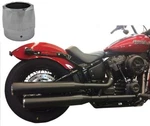 Tab Performance 3.5" Short Black Slip-on Chrome Straight Cut Zombie Baffles M8. Fixed Price $499.95.