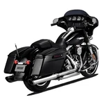 Vance & Hines Twin Slash Round Slip-ons Mufflers Chrome 1995-2016 Harley Touring. Fixed Price $649.95.