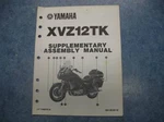 Yamaha 1982 Supplementary Assembly Manual. Fixed Price $49.99.