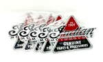 Bulk Lot Of (100) Indian Motorcycle Genuine Metallic Stickers Decals 8X6 Gilroy. Fixed Price $60.00.